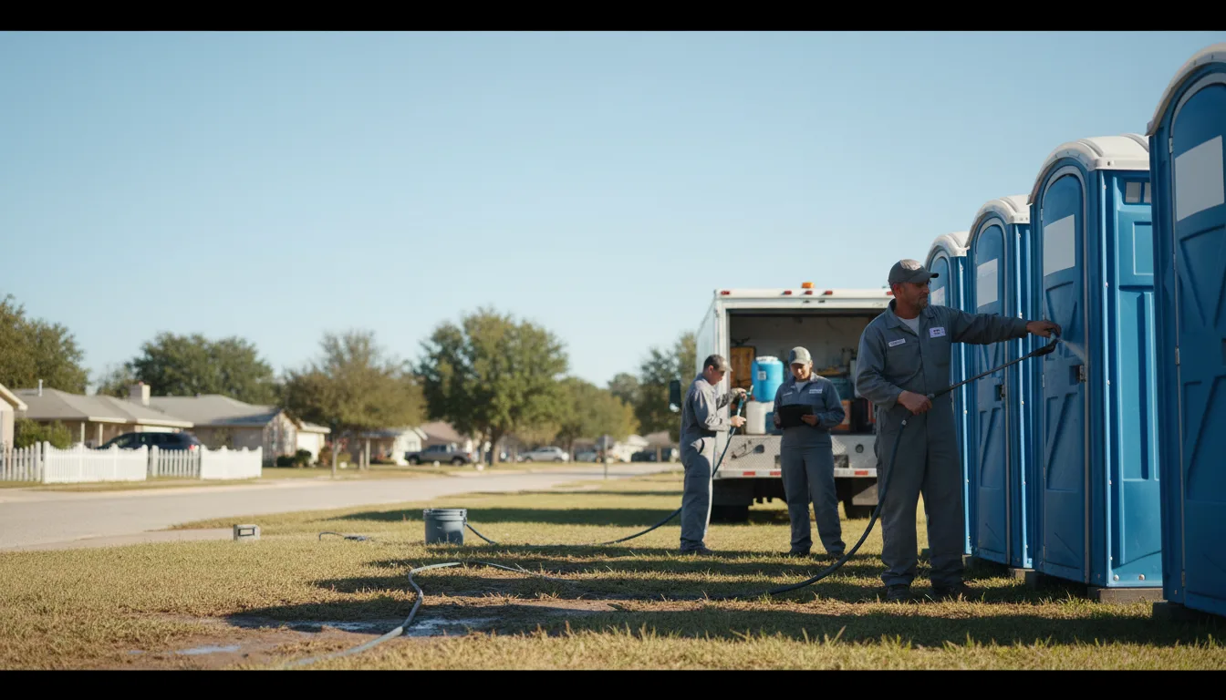 Long-Term Portable Toilet Rental in Georgetown, LA near me